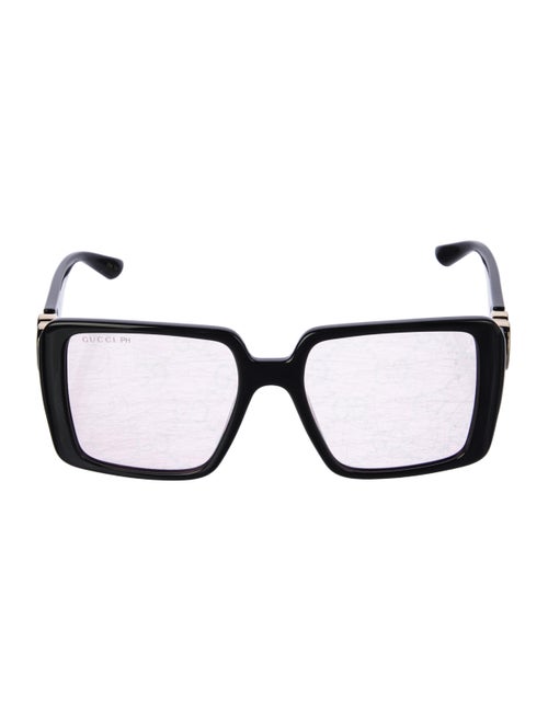 Gucci Interlocking G Logo Square Sunglasses