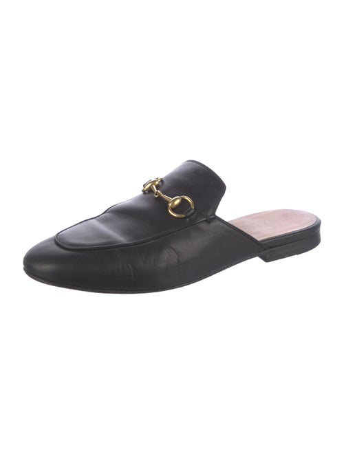 Gucci Horsebit Accent Leather Mules