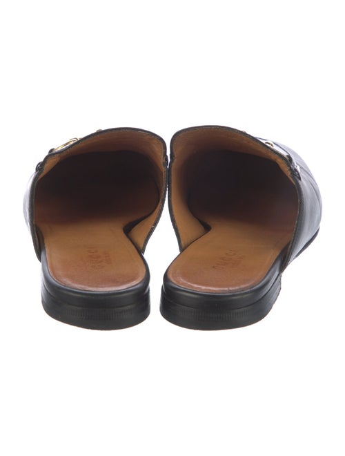 Gucci Horsebit Accent Leather Mules