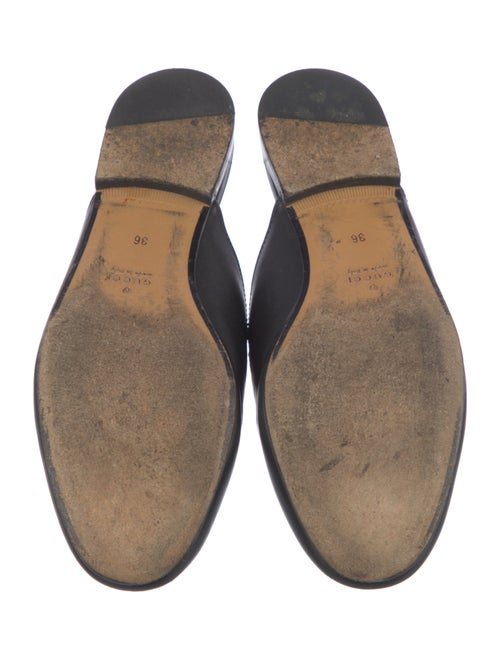Gucci Horsebit Accent Leather Mules