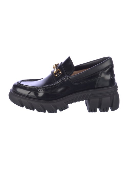Gucci Horsebit Accent Leather Loafers