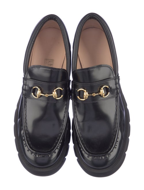 Gucci Horsebit Accent Leather Loafers