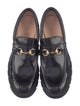 Gucci Horsebit Accent Leather Loafers