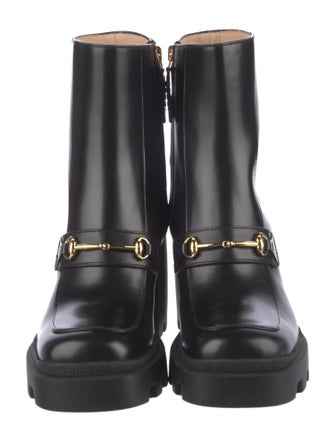 Gucci Horsebit Accent Leather Boots w/ Tags