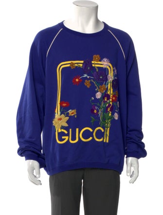 Gucci Graphic Print Crew Neck Sweatshirt