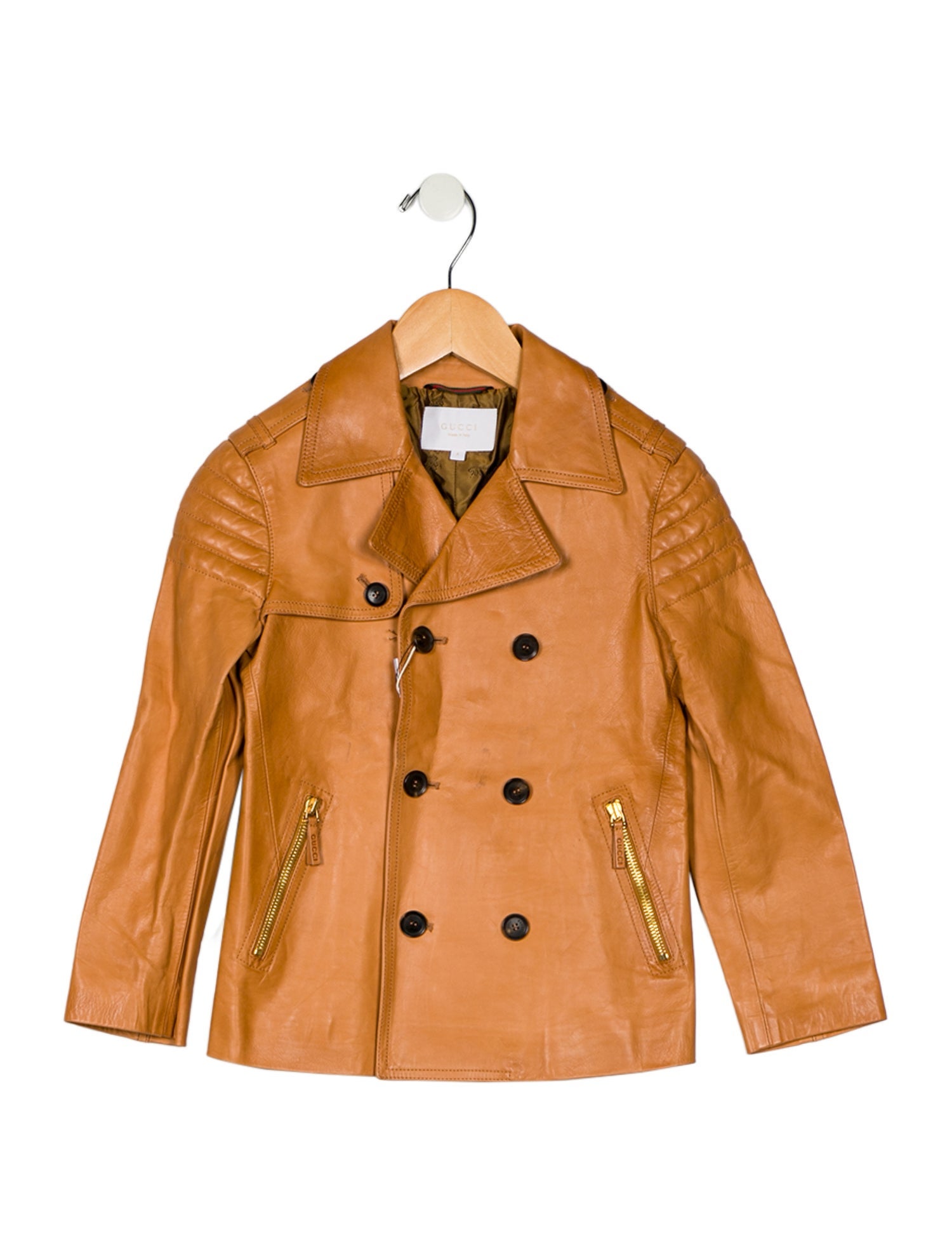 Gucci Girls' Leather Jacket