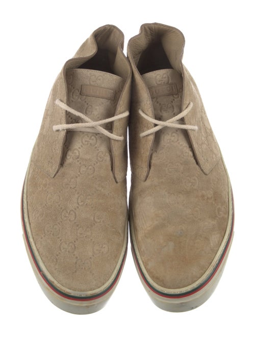 Gucci GG Logo Suede Sneakers