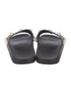 Gucci Faux Pearl Accents Studded Accents Slides