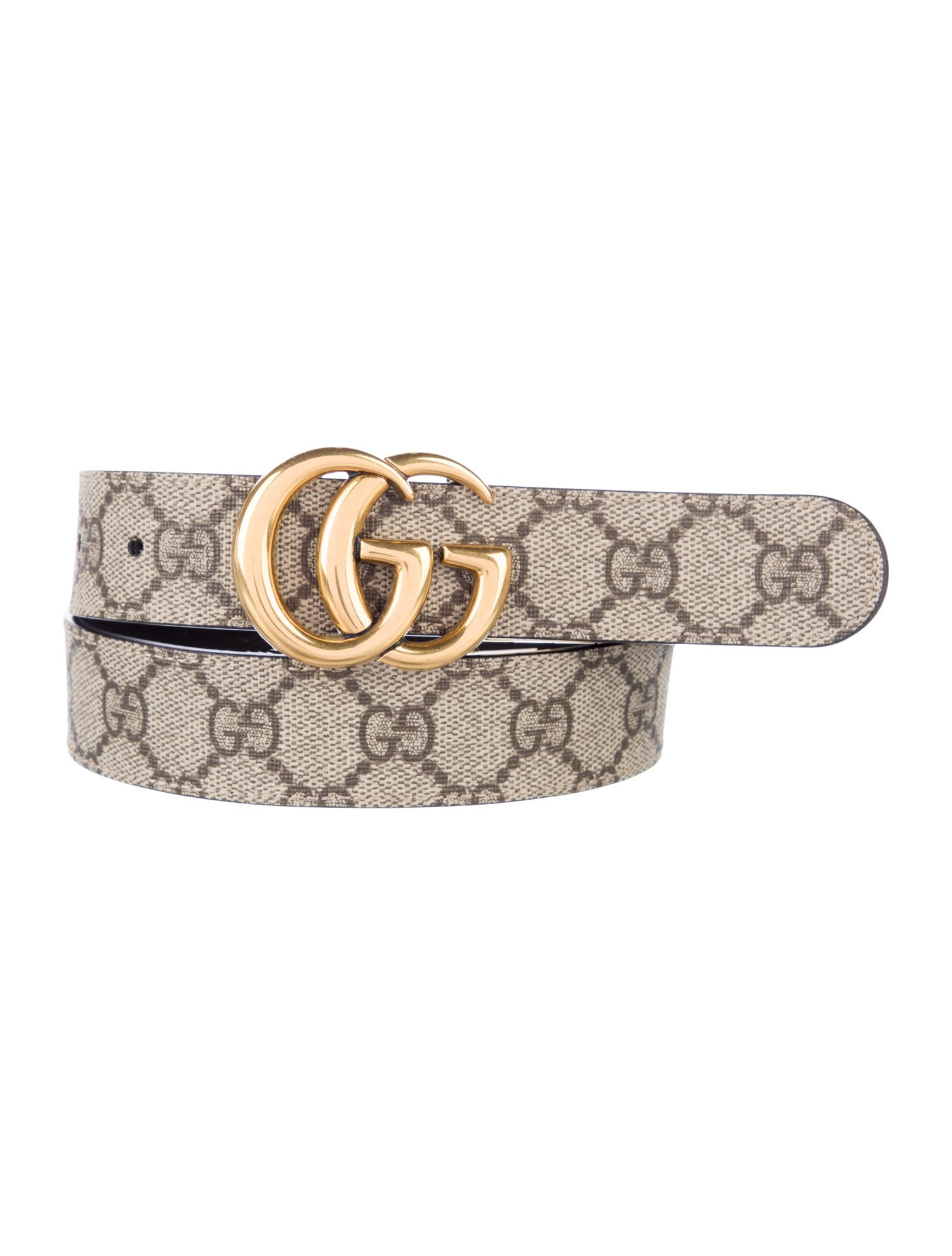 Gucci Marmont Reversible GG Supreme Belt