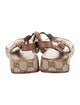 Gucci GG Canvas Canvas Slingback Sandals