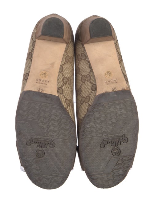 Gucci GG Canvas Canvas Ballet Flats