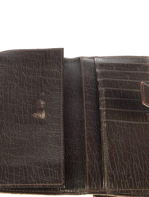 Gucci Long Flap Wallet GG Canvas Continental Wallet