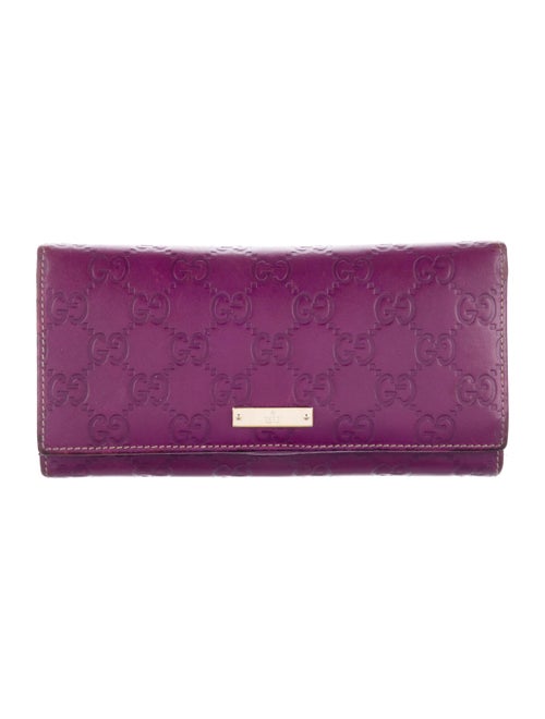 Gucci GG Plus Leather Continental Wallet