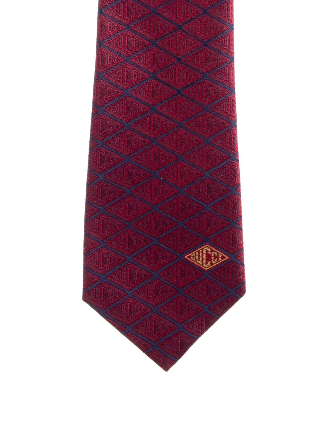 Gucci Patterned Silk Tie
