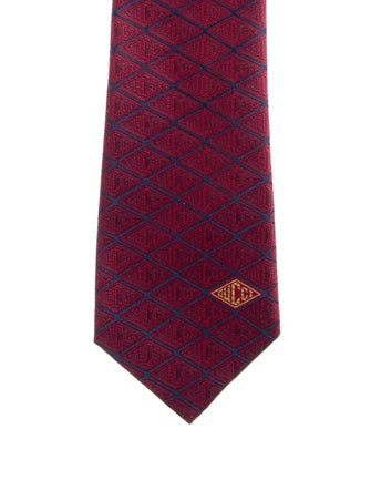 Gucci Patterned Silk Tie