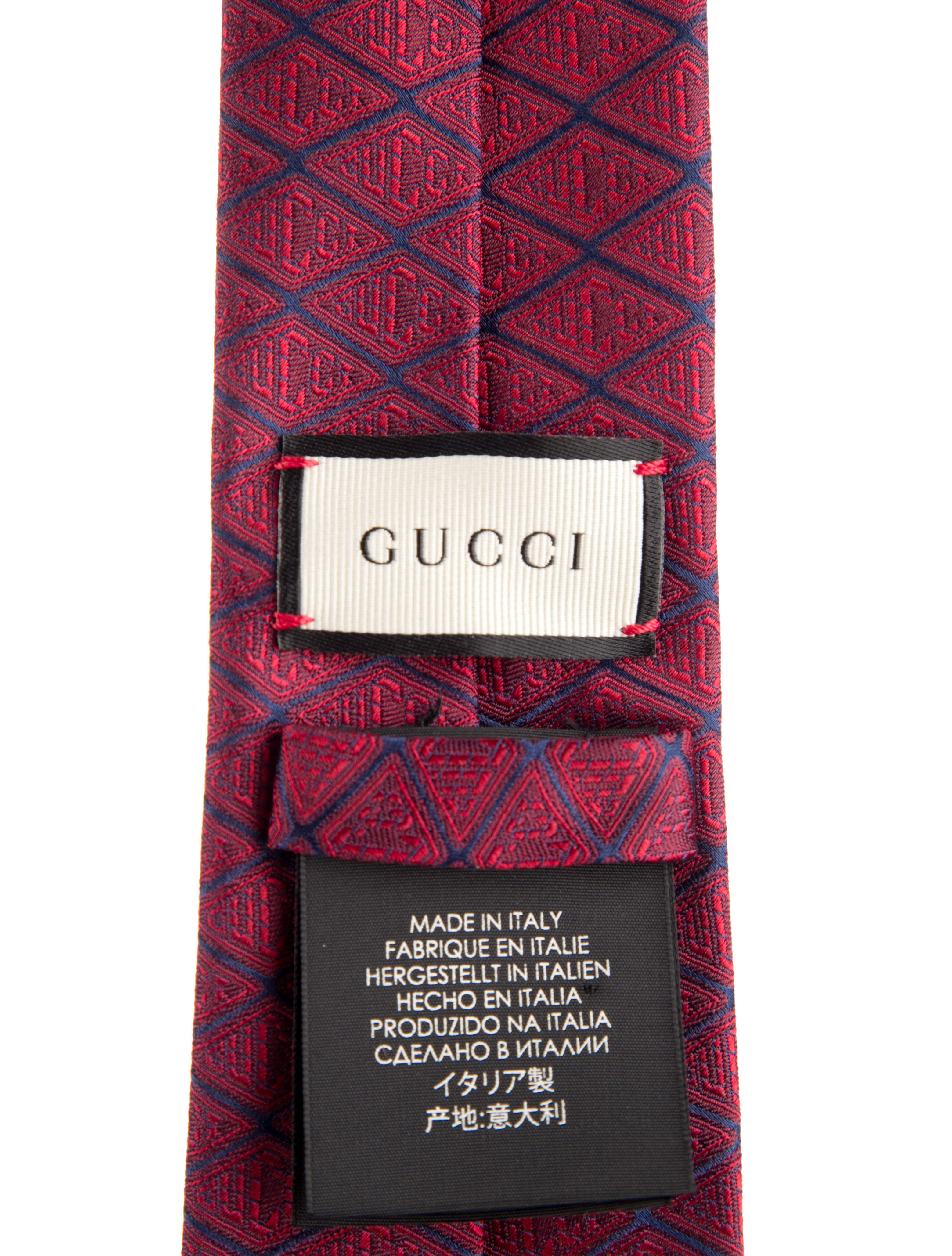 Gucci Patterned Silk Tie