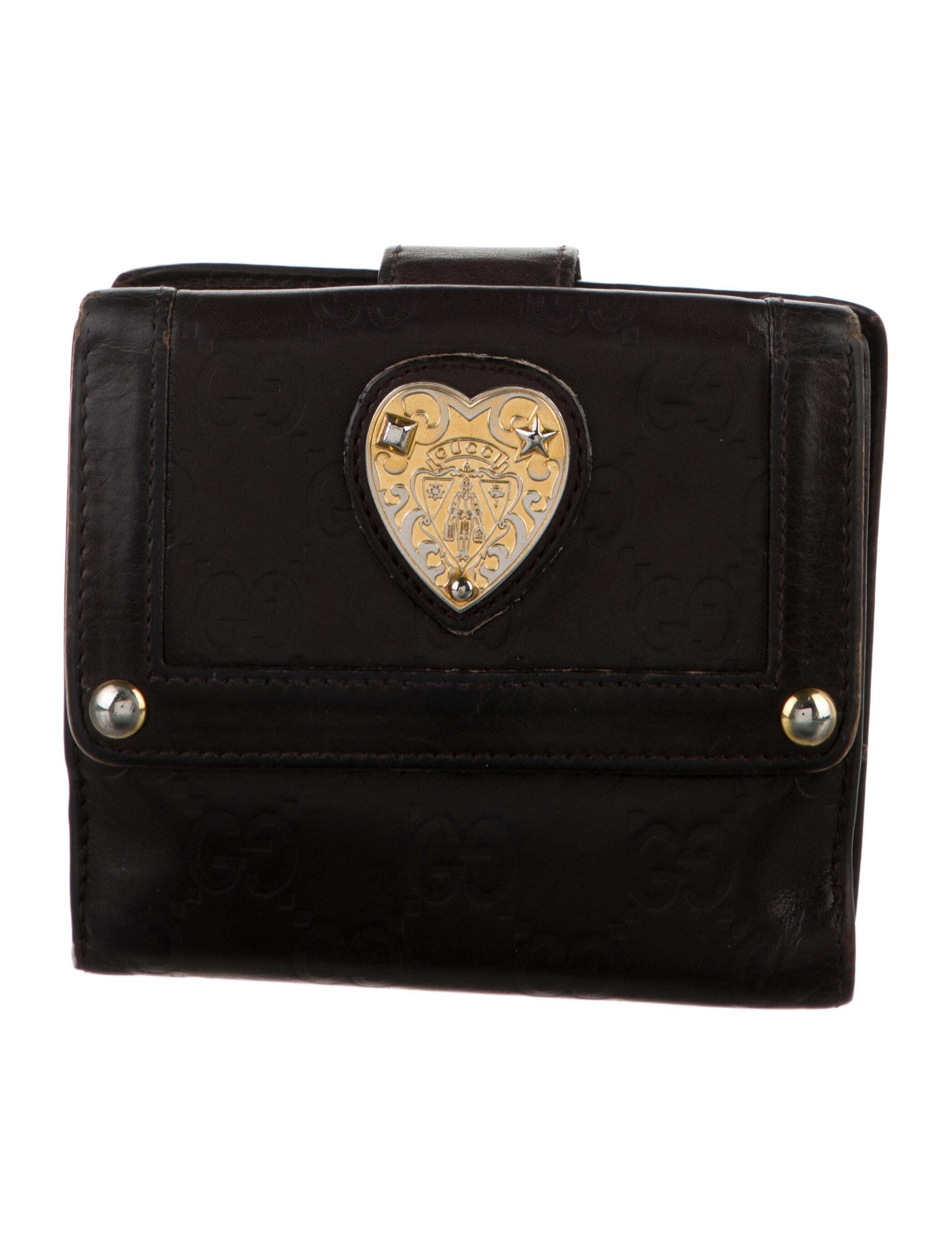 Gucci GG Signature Leather Compact Wallet