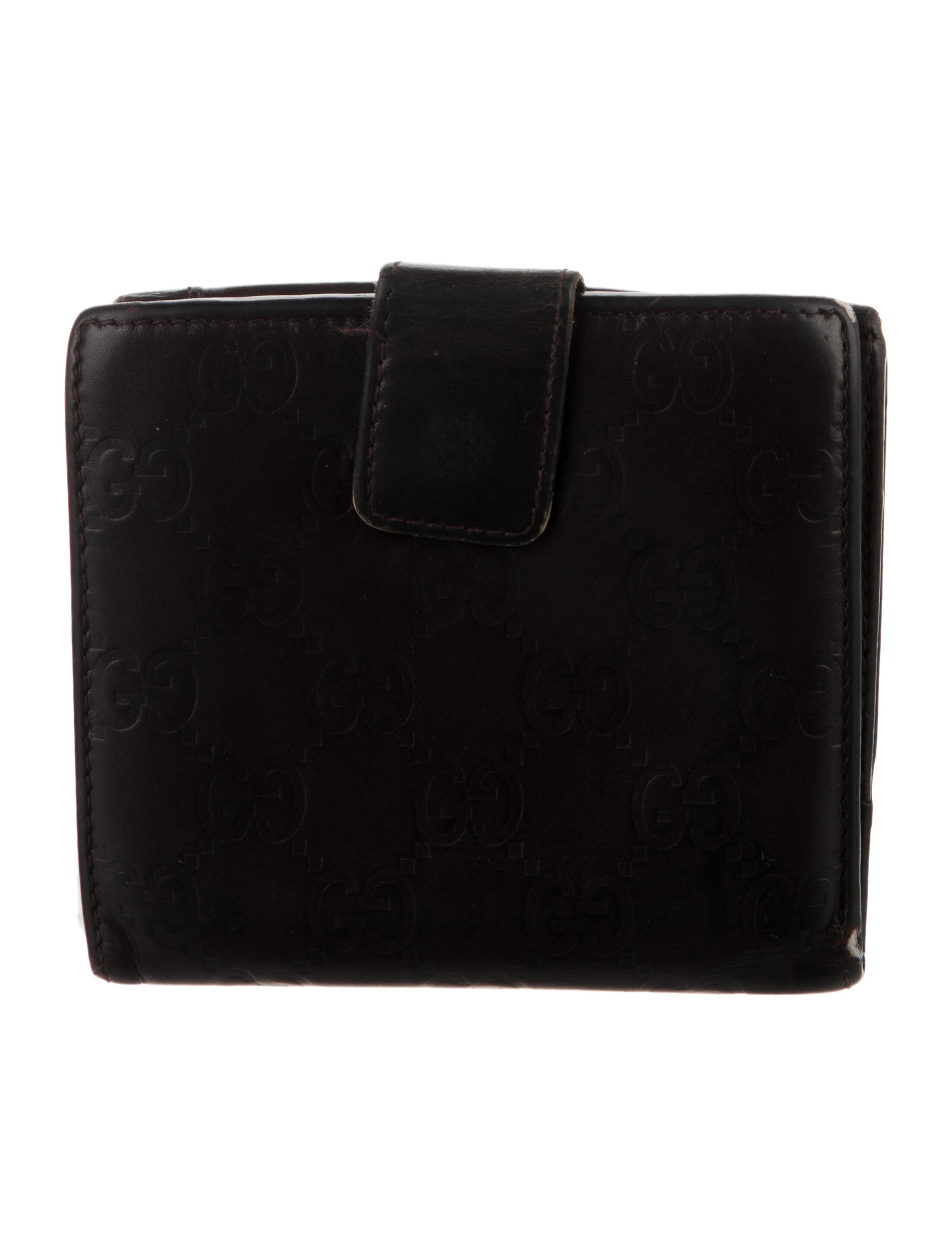 Gucci GG Signature Leather Compact Wallet
