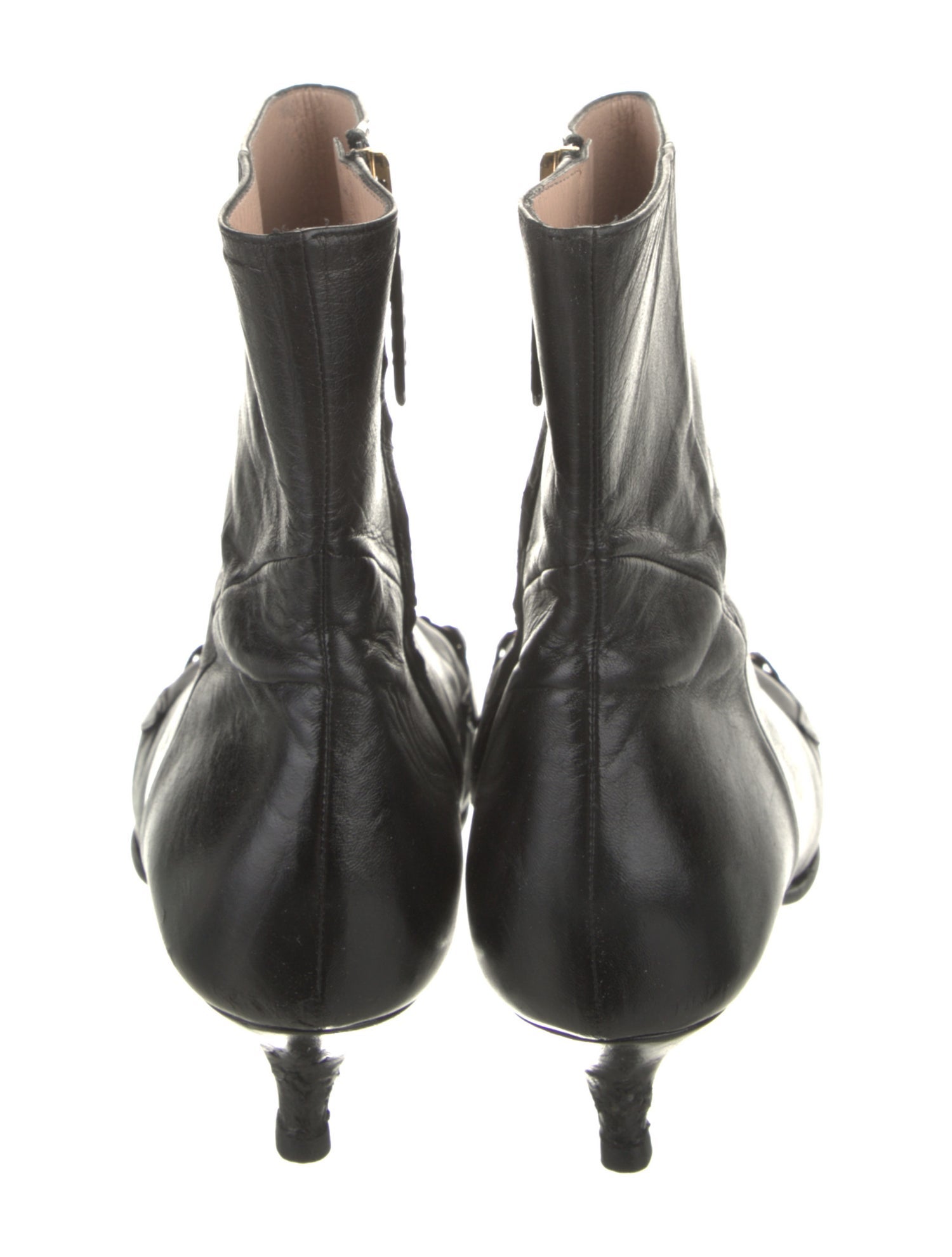 Gucci Interlocking G Horsebit Leather Boots