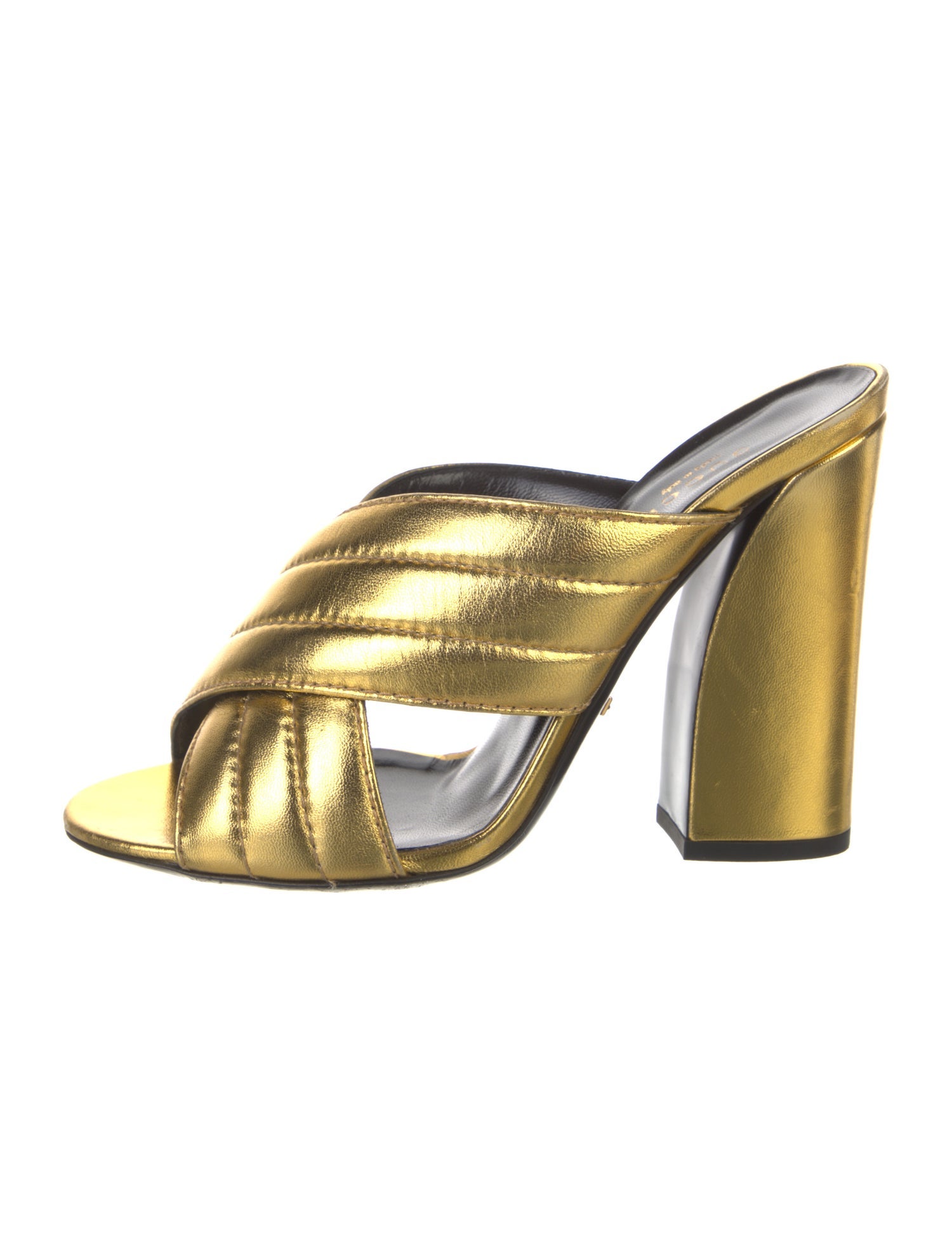 Gucci Leather Slides