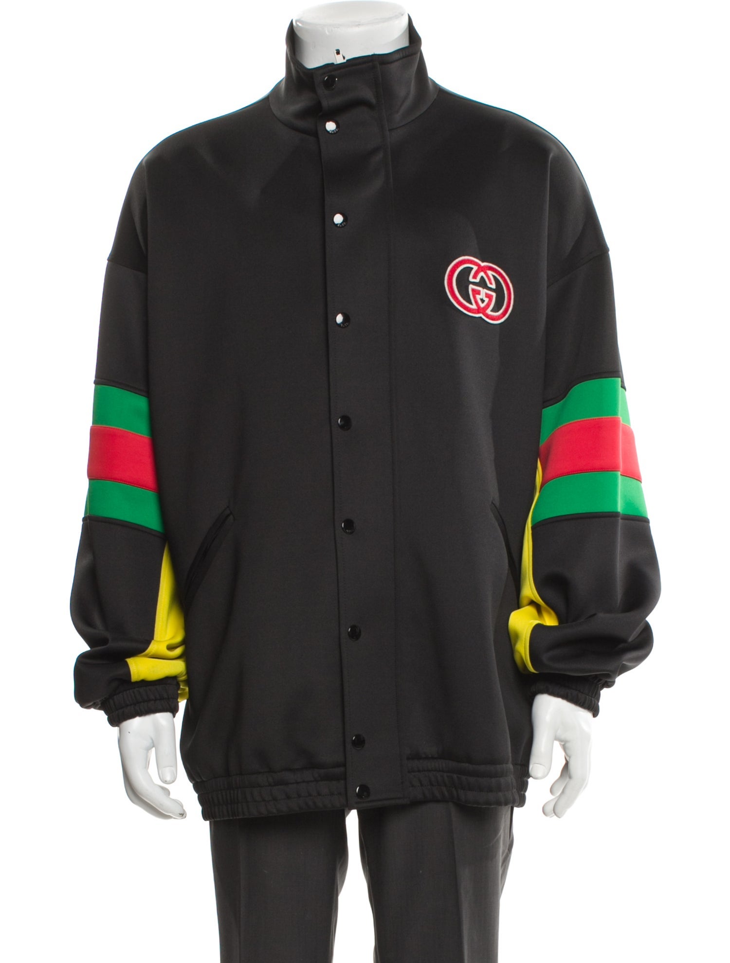 Gucci Interlocking G Logo Varsity Jacket w/ Tags