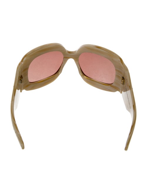 Gucci Web Accent Oversize Sunglasses