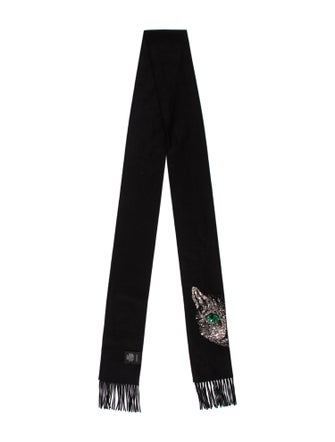 Gucci Silk GG Logo Scarf
