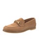 Gucci Horsebit Accent Suede Dress Loafers