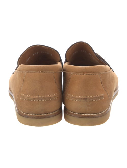 Gucci Horsebit Accent Suede Dress Loafers