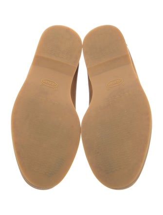 Gucci Horsebit Accent Suede Dress Loafers