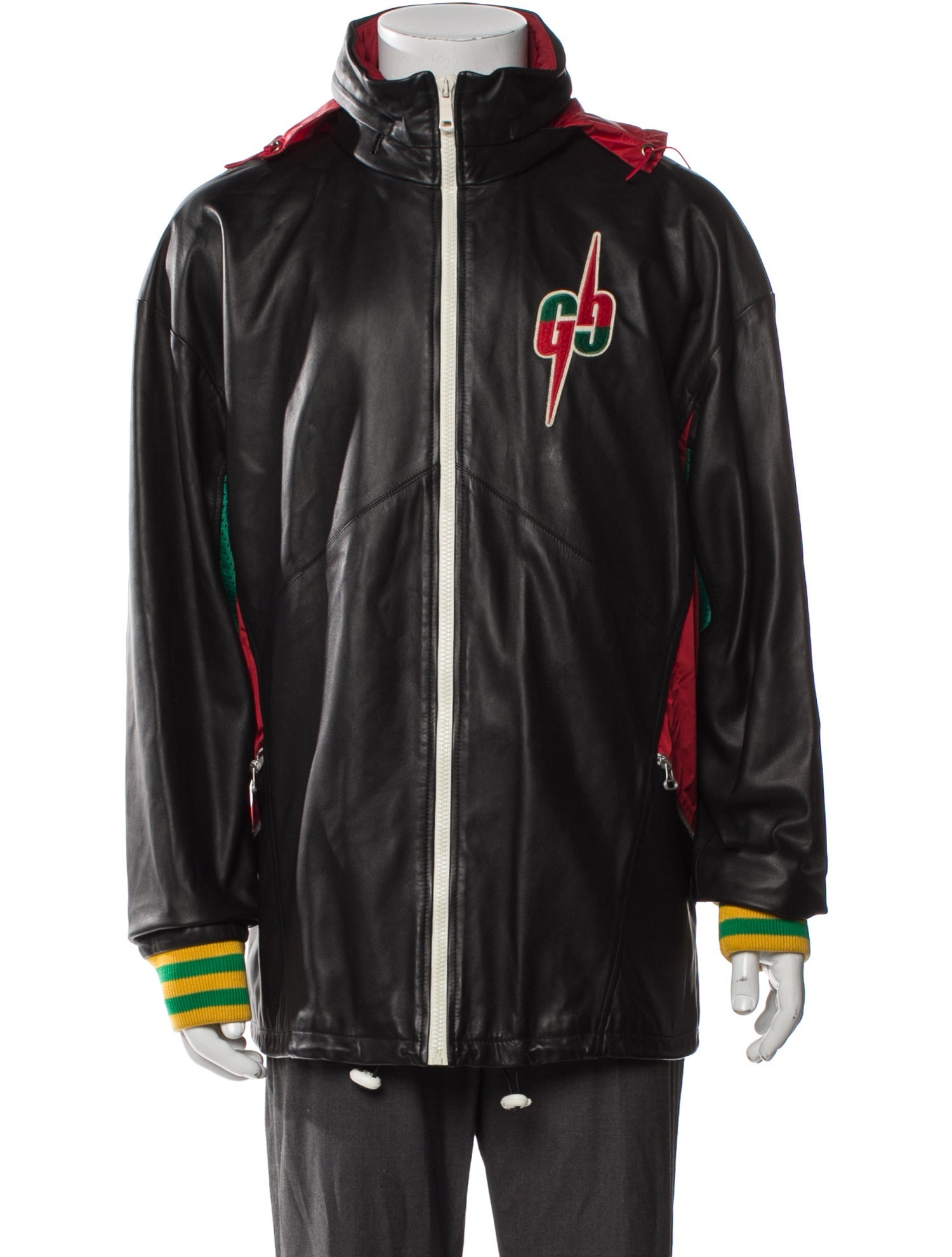 Gucci GG Blade Lamb Leather Parka