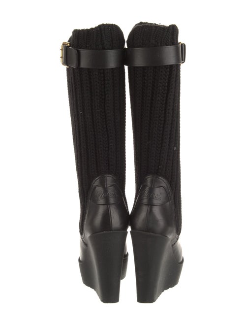 Gucci Leather Sock Boots
