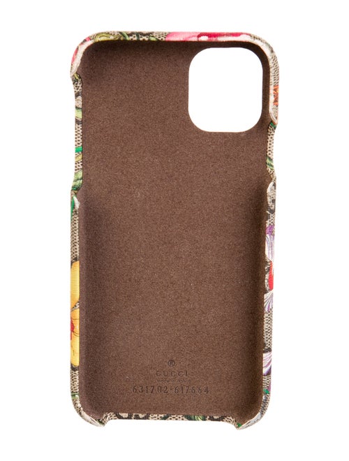 Gucci Coated Canvas Pattern Print iPhone Case