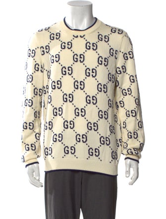 Gucci GG Logo Crew Neck Pullover