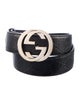 Gucci Interlocking G Logo Leather Waist Belt