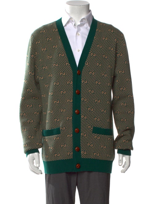 Gucci GG Logo Wool Cardigan