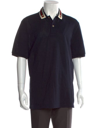 Gucci Interlocking G Logo Crew Neck Polo Shirt