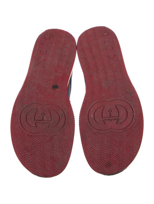 Gucci Web Accent Leather Boat Shoes