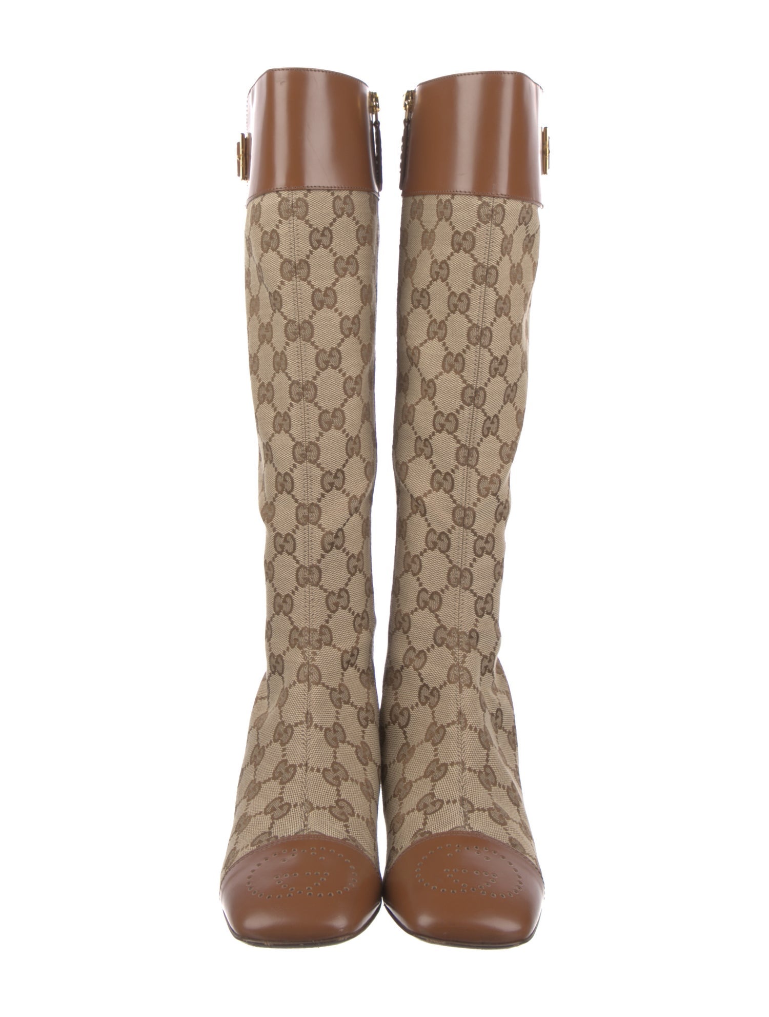 Gucci GG Canvas Canvas Boots