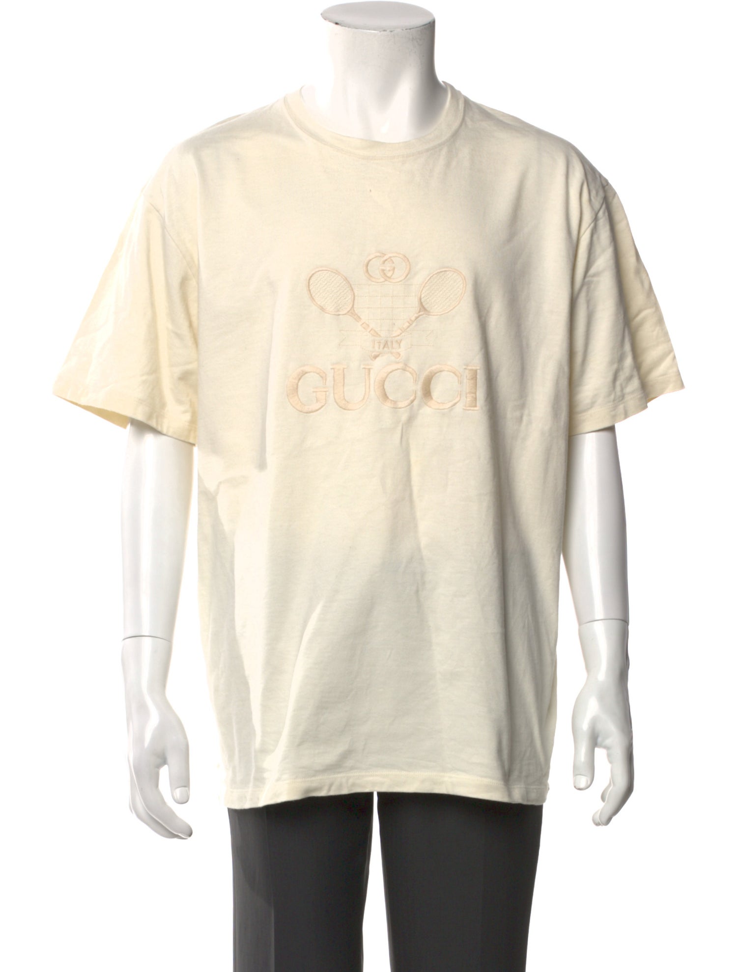 Gucci Interlocking G Logo Crew Neck T-Shirt