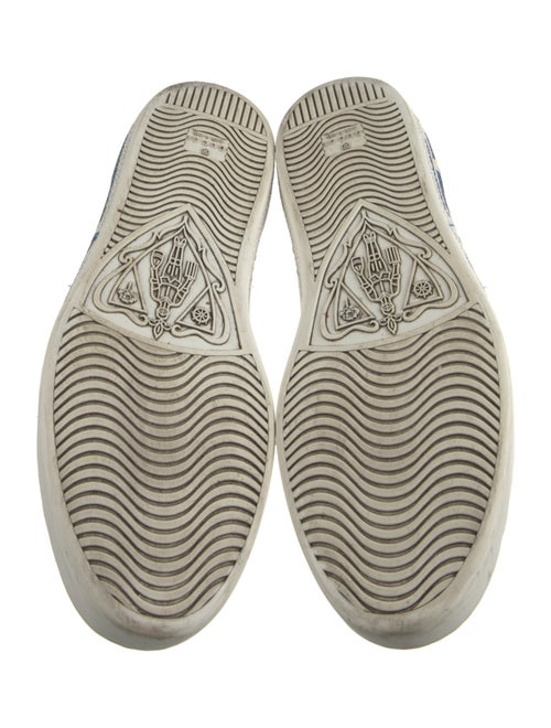 Gucci Leather Printed Sneakers