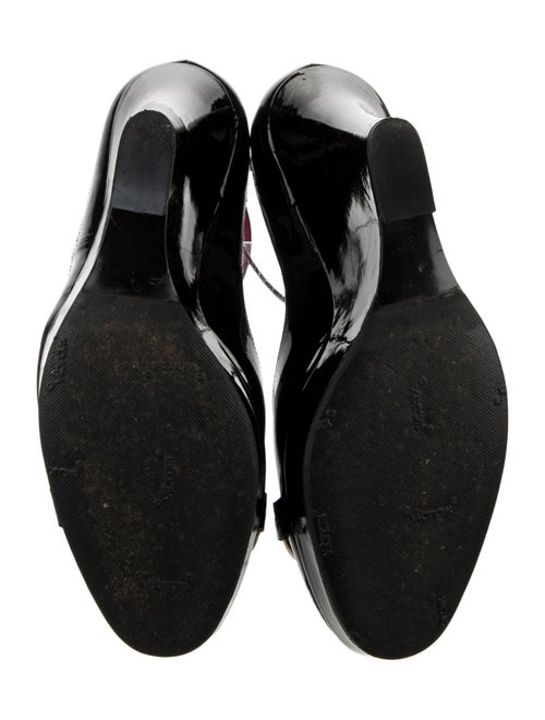 Gucci Horsebit Accent Patent Leather Pumps