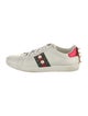 Gucci Web Accent Leather Sneakers