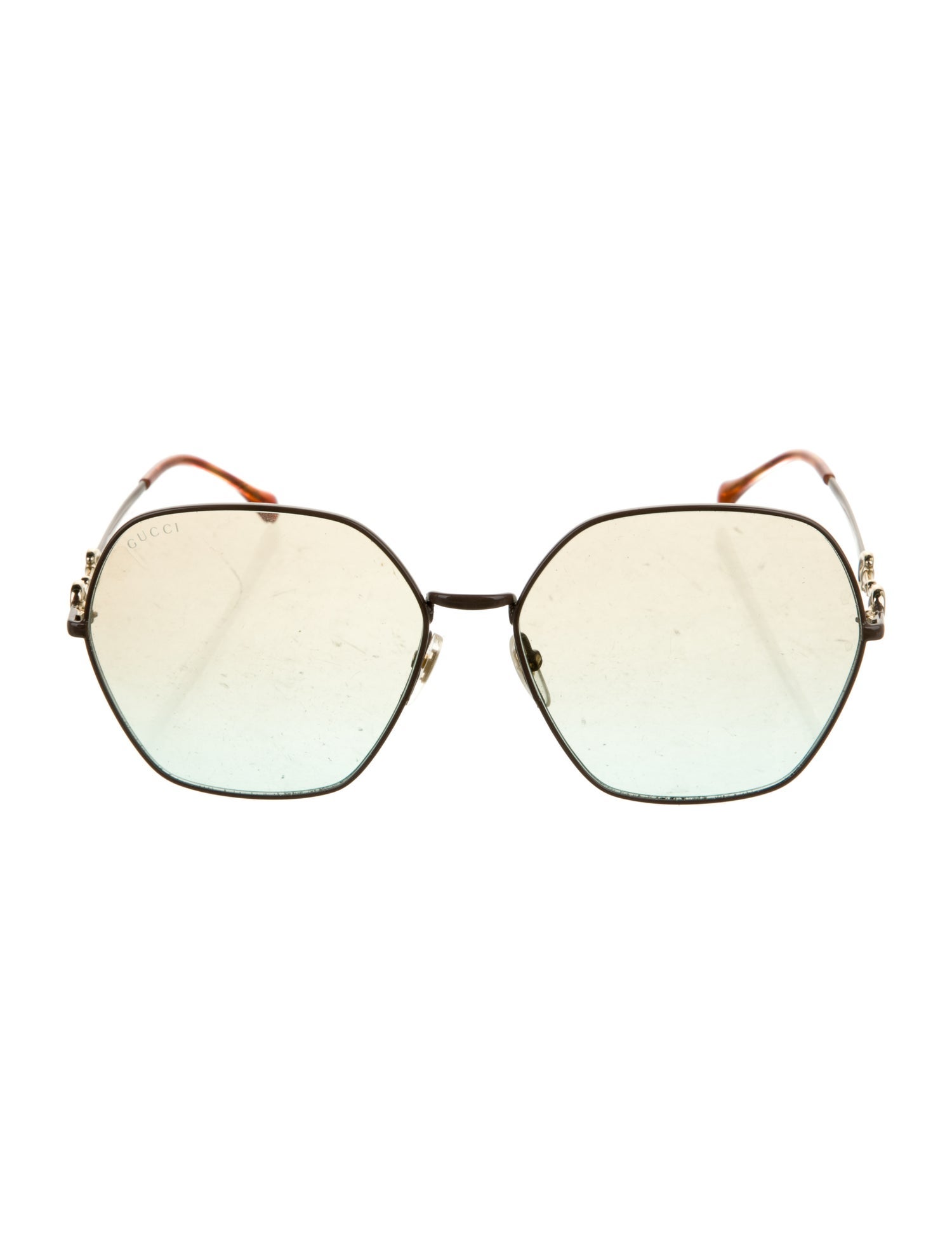 Gucci Horsebit Accent Oversize Sunglasses