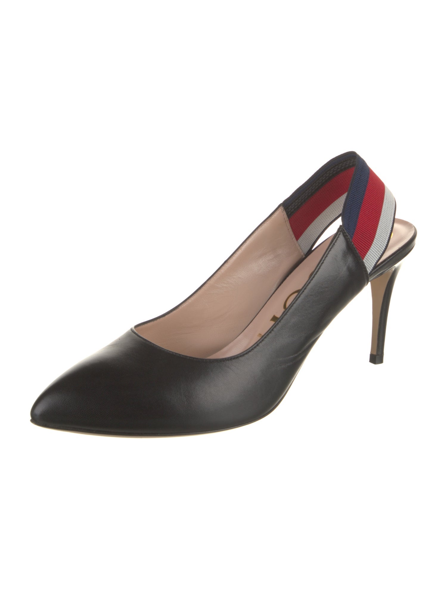 Gucci Leather Slingback Pumps