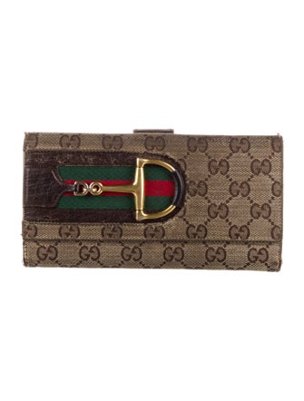 Gucci GG Canvas Canvas Continental Wallet