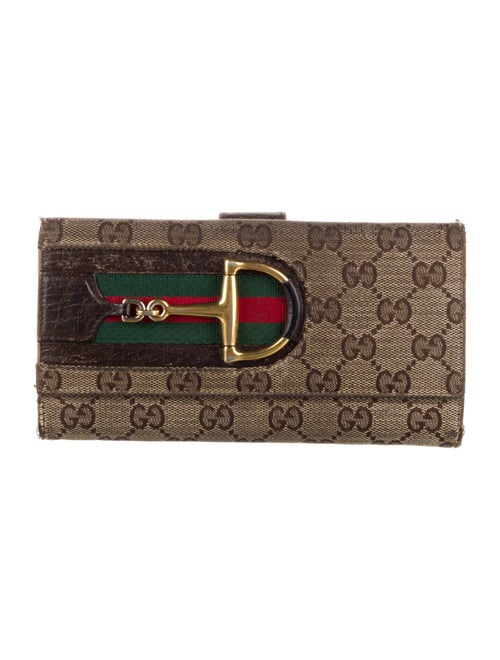 Gucci GG Canvas Canvas Continental Wallet