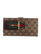 Gucci GG Canvas Canvas Continental Wallet