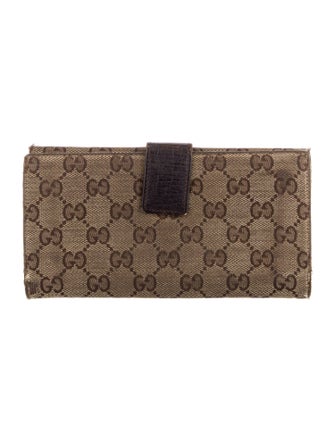 Gucci GG Canvas Canvas Continental Wallet