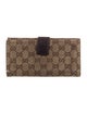 Gucci GG Canvas Canvas Continental Wallet